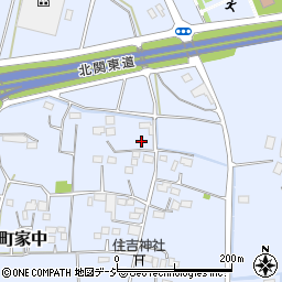 栃木県栃木市都賀町家中3736周辺の地図