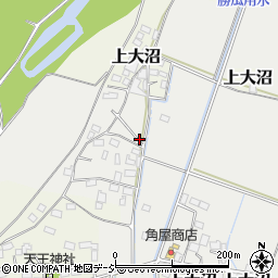 栃木県真岡市大沼周辺の地図