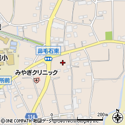 群馬県前橋市鼻毛石町638-7周辺の地図