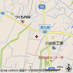 群馬県前橋市富士見町原之郷1076周辺の地図