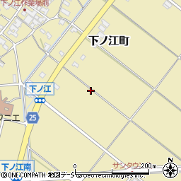 石川県能美市下ノ江町ト周辺の地図