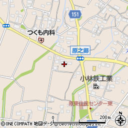 群馬県前橋市富士見町原之郷1077周辺の地図