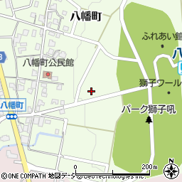 石川県立鶴来高校　舟岡寮周辺の地図