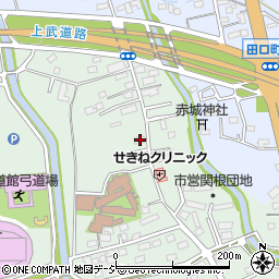 群馬県前橋市関根町甲周辺の地図