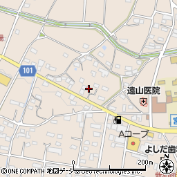 群馬県前橋市鼻毛石町1536-2周辺の地図