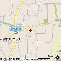 群馬県前橋市鼻毛石町747周辺の地図