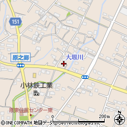 群馬県前橋市富士見町原之郷1102周辺の地図