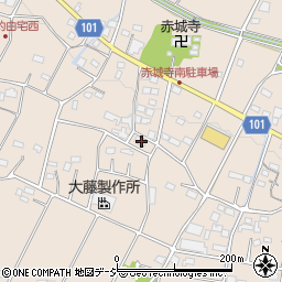 群馬県前橋市鼻毛石町323周辺の地図