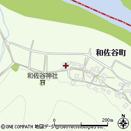 石川県能美市和佐谷町戊周辺の地図