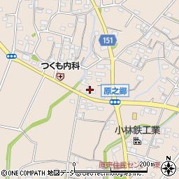 群馬県前橋市富士見町原之郷1063周辺の地図