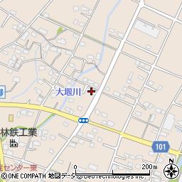 群馬県前橋市富士見町原之郷1167-4周辺の地図