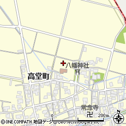 石川県小松市高堂町周辺の地図