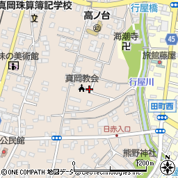 栃木県真岡市台町周辺の地図