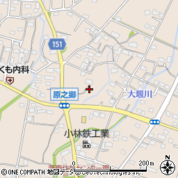 群馬県前橋市富士見町原之郷1210周辺の地図