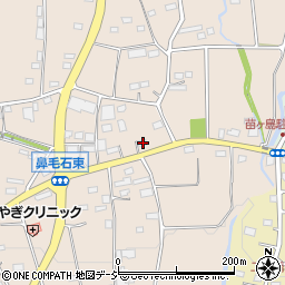 群馬県前橋市鼻毛石町740周辺の地図