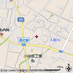 群馬県前橋市富士見町原之郷1119-1周辺の地図