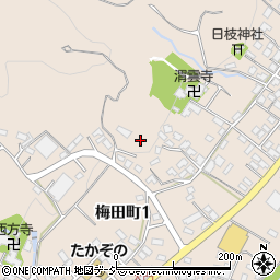 群馬県桐生市梅田町1丁目1210周辺の地図