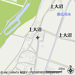 栃木県真岡市上大沼366周辺の地図