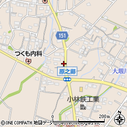 群馬県前橋市富士見町原之郷1164周辺の地図