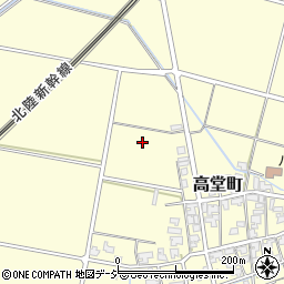 石川県小松市高堂町庚周辺の地図