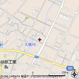 群馬県前橋市富士見町原之郷1166-7周辺の地図