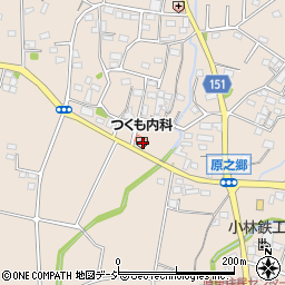 群馬県前橋市富士見町原之郷450周辺の地図
