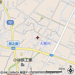 群馬県前橋市富士見町原之郷1106周辺の地図