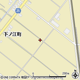 石川県能美市下ノ江町ヘ周辺の地図