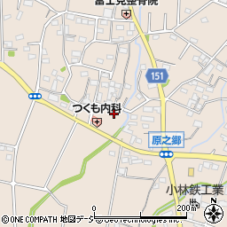 群馬県前橋市富士見町原之郷462周辺の地図