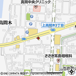 丸亀製麺 真岡店周辺の地図