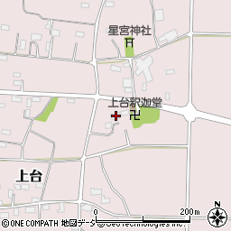栃木県下野市上台434周辺の地図