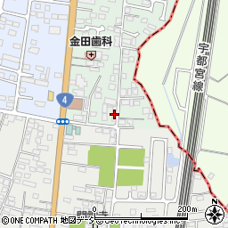 栃木県下野市下古山7-9周辺の地図