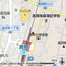 トヨタレンタリース栃木真岡駅前店周辺の地図