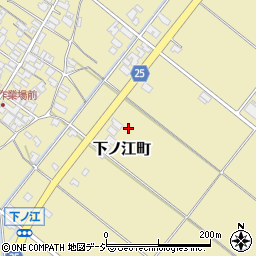 石川県能美市下ノ江町周辺の地図