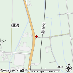 長野県大町市常盤3801周辺の地図