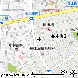 栃木県真岡市並木町2丁目27周辺の地図