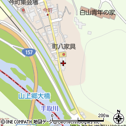 石川県白山市鶴来今町タ184周辺の地図