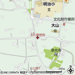 大山郵便局周辺の地図