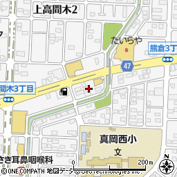 栃木県真岡市上高間木3丁目1周辺の地図