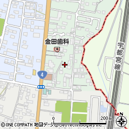 栃木県下野市下古山7-3周辺の地図