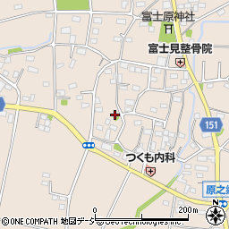 群馬県前橋市富士見町原之郷1793周辺の地図