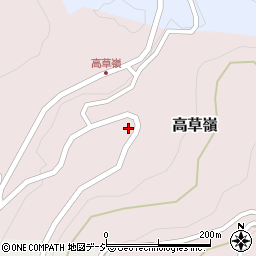 富山県南砺市高草嶺928周辺の地図