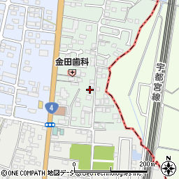 栃木県下野市下古山7-5周辺の地図