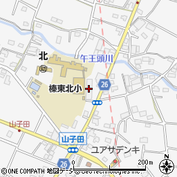 ＪＡ北群渋川榛東周辺の地図