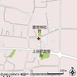 栃木県下野市上台422周辺の地図