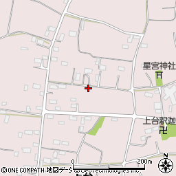 栃木県下野市上台周辺の地図