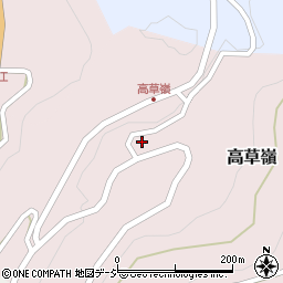 富山県南砺市高草嶺1012周辺の地図