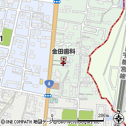 栃木県下野市下古山16-17周辺の地図
