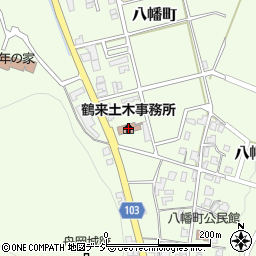 鶴来土木事務所周辺の地図