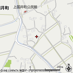 茨城県水戸市上国井町周辺の地図